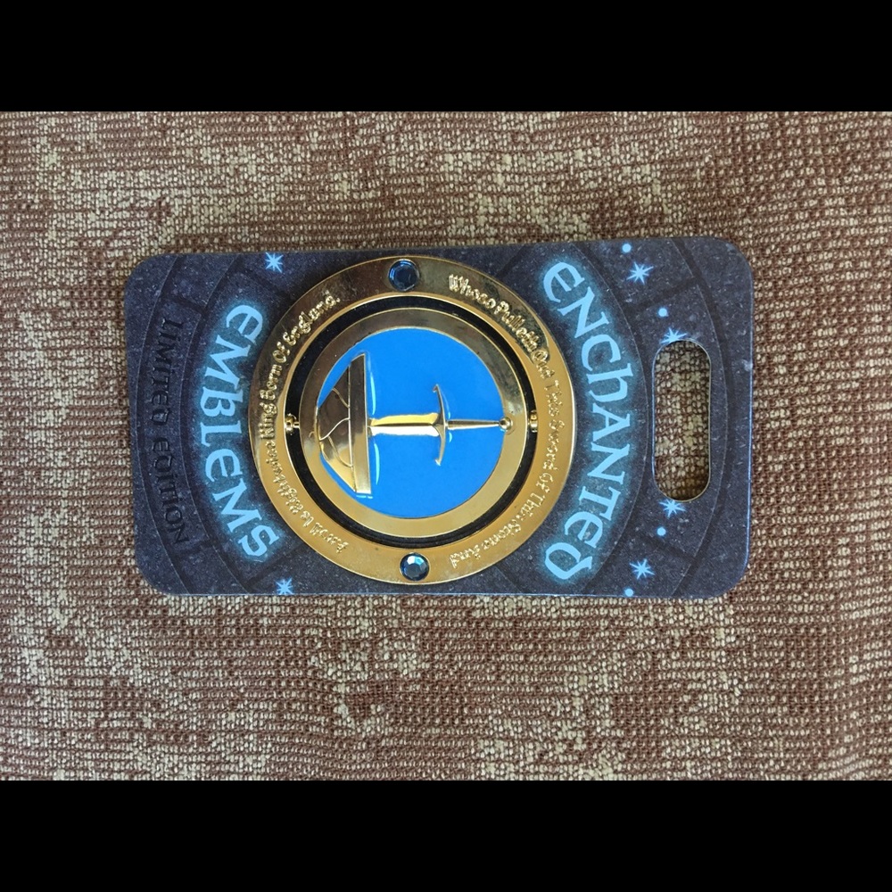 Disney Enchanted Emblems Sword In The Stone Pin LE